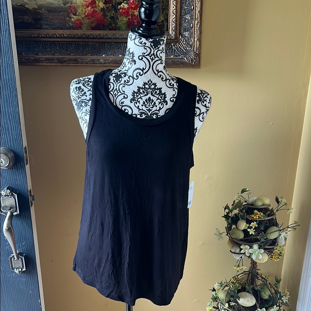 NWT Honeydew Intimates Size L Black Pajama Tank Top